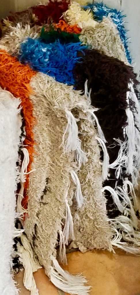 Handmade rugs called Jarapas from the region of Las Alpujarras