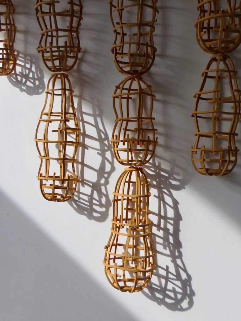 Gravity ceramic installation by Cristina Mato