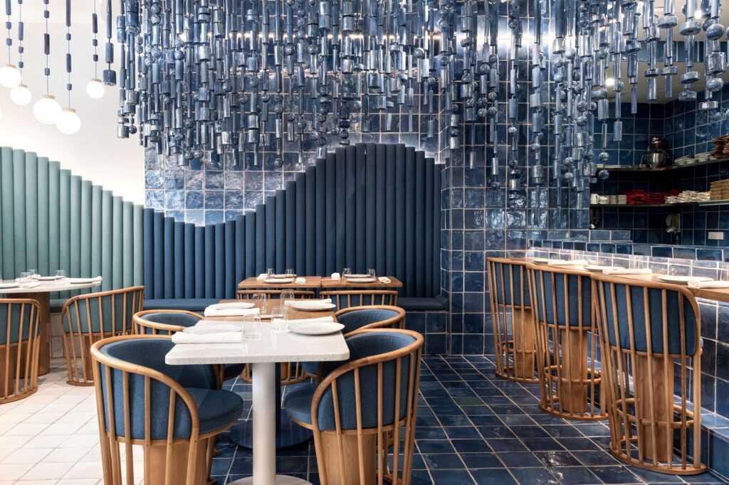 La Sastreria restaurant in Valencia, Spain designed by Masquespacio